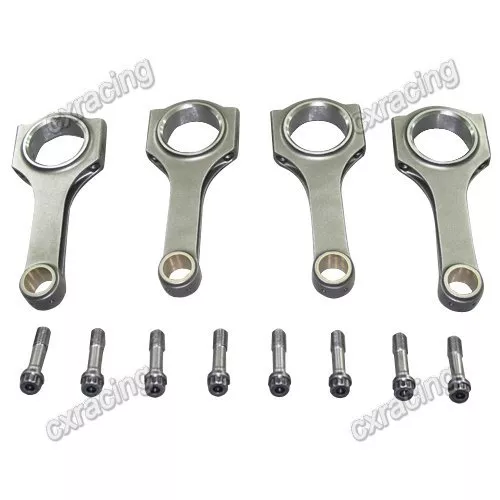 CXRacing H-Beam Connecting Rods Conrod + Bolts for Peugeot 306 S16 XU10J4RS XU10