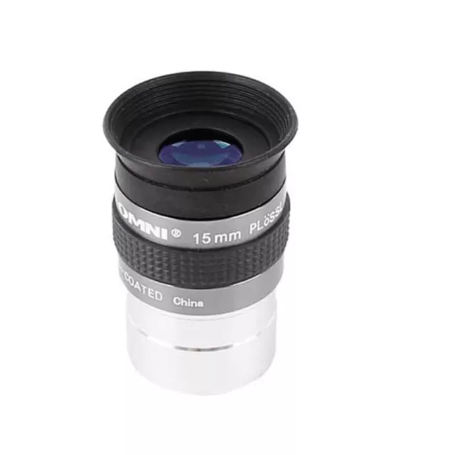 Celestron 1.25"/31.7mm Omni Plossl Eyepiece 15mm Lens for Astronomical Telescope