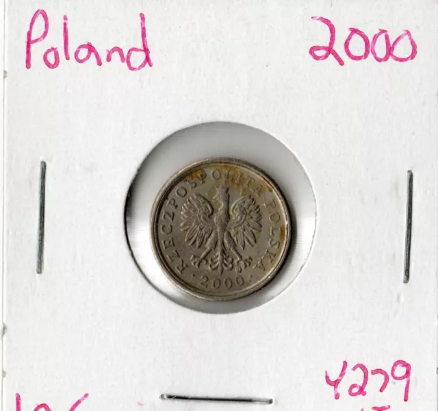 Coin Poland 10 Groszy 2000 Y279