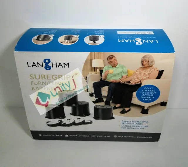 Langham Sure-Grip Furniture Raisers