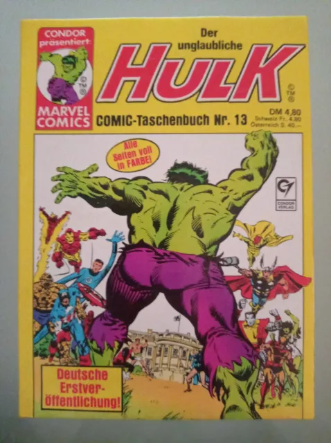 Comics ► Der unglaubliche Hulk | Comic-Taschenbuch Nr.13 ◄ Marvel | Condor