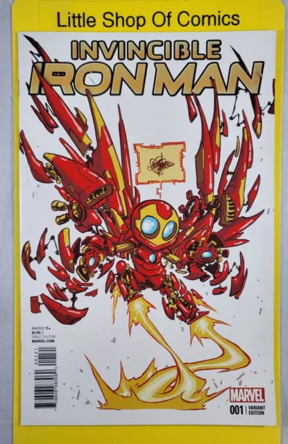 Invincible Iron Man #1 Skottie Young Variant 2015 Marvel Comics