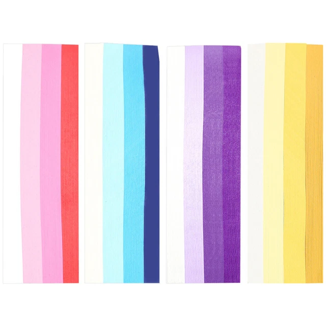 2160pcs Sternpapierstreifen Pentagramm Papierstern Klapppapier DIY