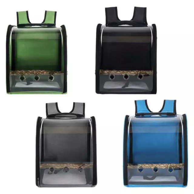 Bird Carrier Bag Cage Backpack Parrot Pet Visible Window Portable Carry Bag for