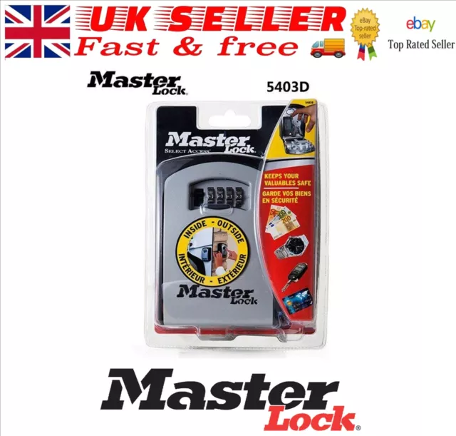 Master Lock 5403EURD Key Safe NEW FREE P&P