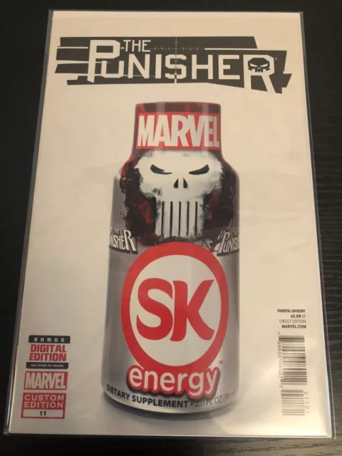 Punisher #11B Limited Variant Cover Marvel Comics Nathan Edmondson