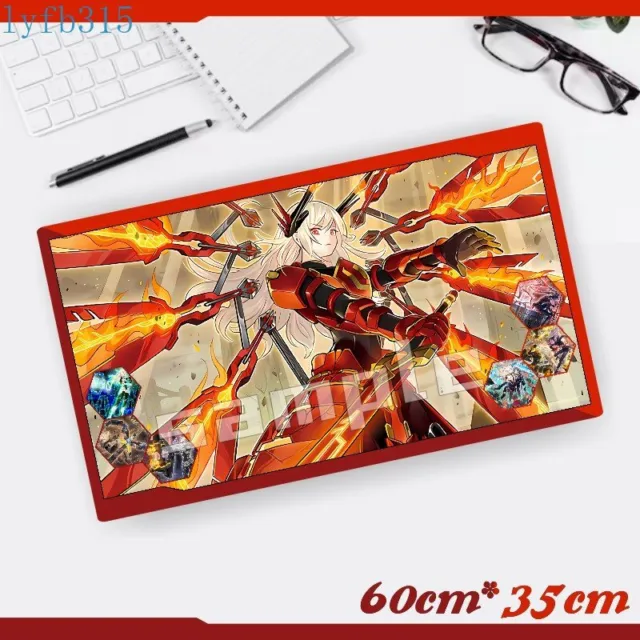 Yu-Gi-Oh! Anime Sky Striker Ace Mouse Pad Desk Card Pad Game Playmat 35x60cm #F