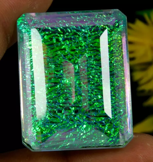 48.65 Ct Large AAA+ Natural Monarch Fire Opal Doublet Emerald Cut Loose Gemstone