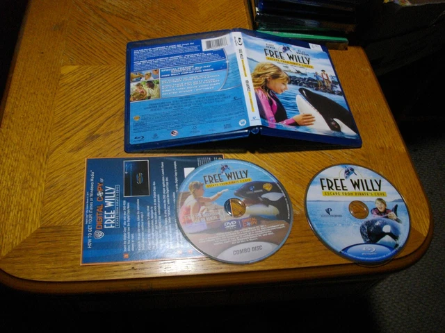 FREE WILLY: ESCAPE from Pirates Cove (Blu ray Disc 2010 Canadian) $6
