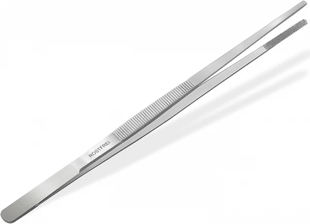 Pince de cuisine ou barbecue - En acier inoxydable - Pour la viande 50,0 cm