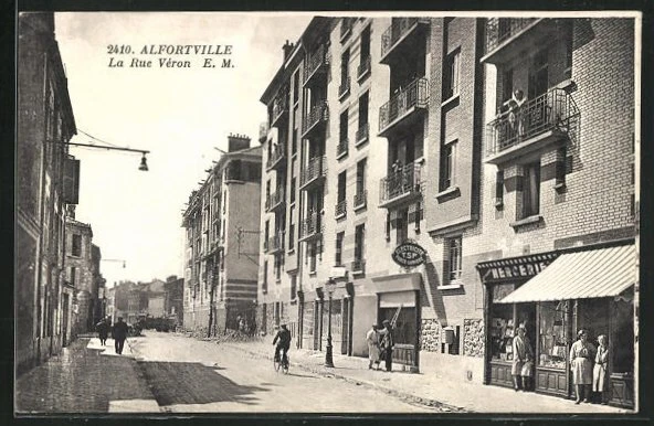 CPA Alfortville, La Rue Véron