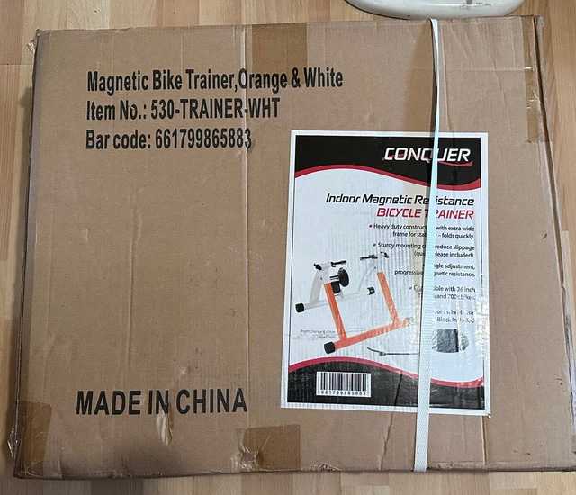 Conquer Indoor Bike Trainer Portable Exercise Bicycle Magnetic Stand NIB