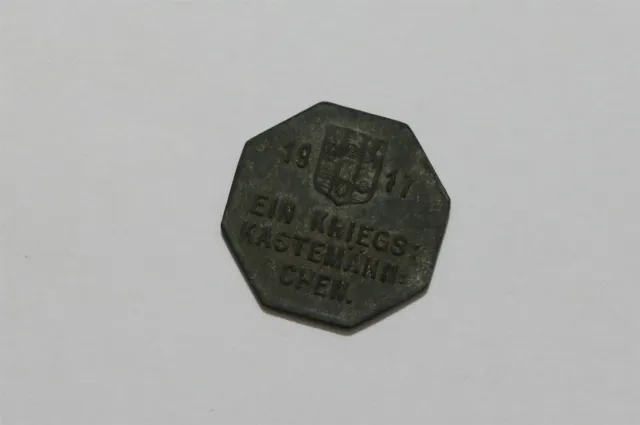 Germany War Money Token 25 Pfennig 1917 Mülheim Zinc B34 #Z778