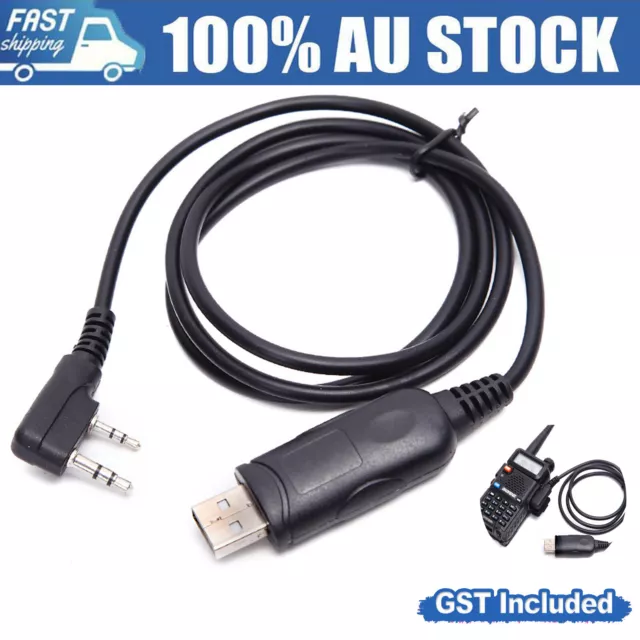 USB Programming Cable for Baofeng GT-3/UV-82/UV-82L/UV-B5/UV-5R Plus/UV-5R Radio