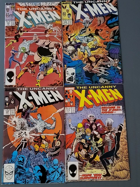 The Uncanny X-Men, Marvel Comics, 4 Issue Lot