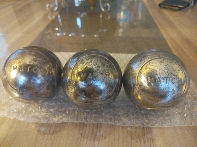 TRIPLETTE DE BOULES De Pétanque OBUT 730 Gr ATC X 65 Comme Neuve Avec Sacoche EUR 50,00 - FR