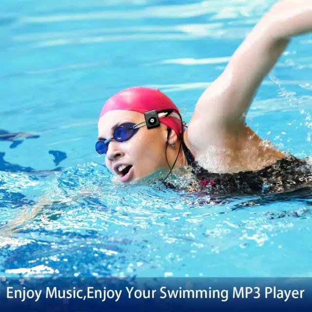 MP3 Player IPX8 Waterproof Sports MP3 Player for Swimming Running Riding AU 3