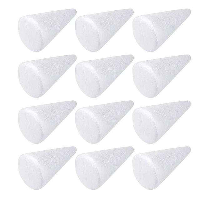 30 un. conos de poliestireno de modelado para conos de espuma artesanal para artesanías cono artesanal