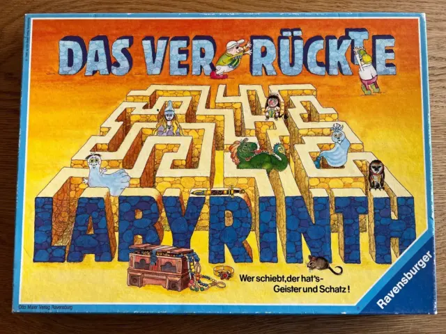 Das verrückte Labyrinth Ravensburger Spiel Bestenliste 1986 - wie neu