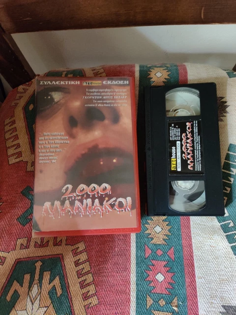 Two Thousand Maniacs 1964  Horror/Splatter Greek VHS Rare Pre Cert