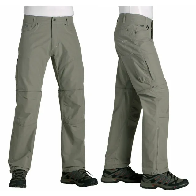 KUHL LIBERATOR CONVERTIBLE Stealth Zip-Off Mens Hiking Pants Shorts ...