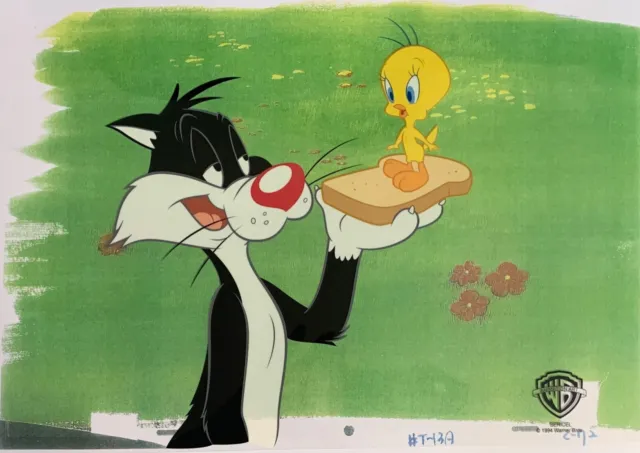 Warner Bros SYLVESTER & TWEETY Limited Edition Sericel Animation Art Cel