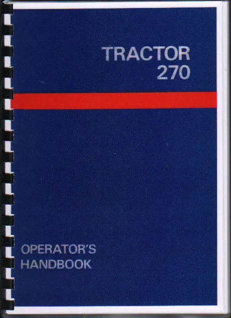 Leyland "270" Tractor Operator Handbook Manual