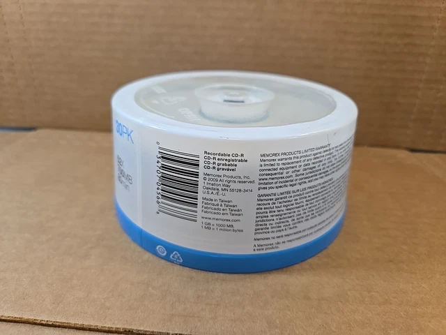 MEMOREX 30 PACK CD-R Recordable Media 52X 700MB 80 min $19.99 - PicClick CA
