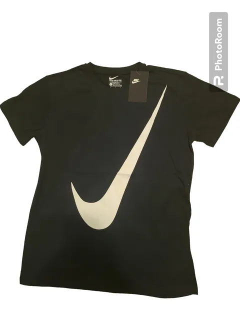 Vintage Nike Men's T-Shirt  Big Swoosh Logo Short Sleeve Tee