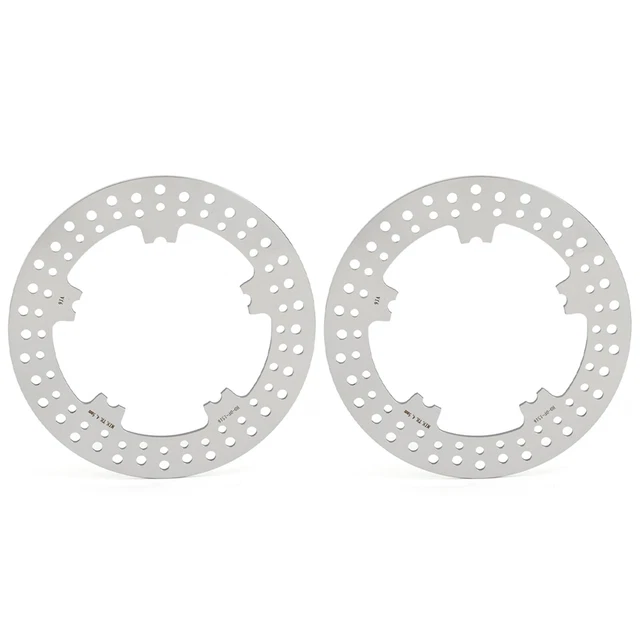 2x Poli Disques de frein Avant pr Harley FXDBB Dyna VRSCR 1130 Street Rod 06-21