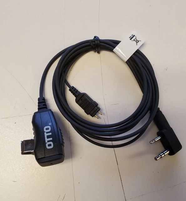 5 OTTO E1-2W2KA131 Two-Wire Surveillance Kit Kenwood TK250 Radios needs earpiece