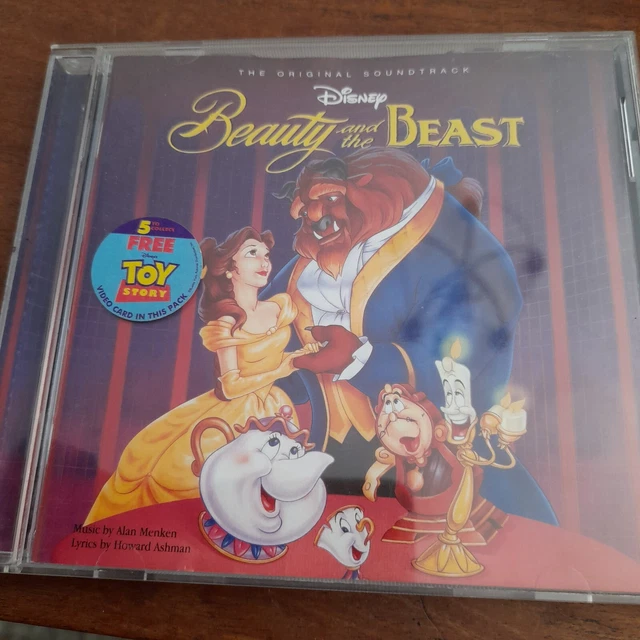 BEAUTY AND THE Beast Disney Film Soundtrack CD Album + Toy Story