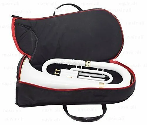 Sai Musical Euphonium 3 Valve white brass With Free Hard Case Good Quality