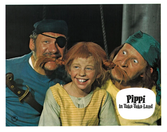 PIPPI IN TAKA-TUKA-LAND ORIGINAL Aushangfoto Lindgren /Inger Nilsson