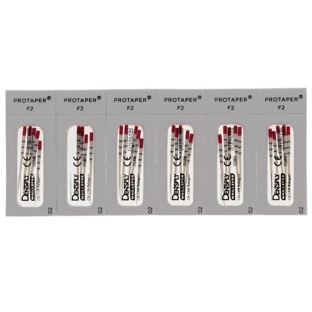 Dentsply A022W00010200 ProTaper Paper Points F2 #25 PTUPPF2 180/Pk
