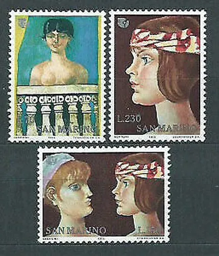 San Marino - Post 1975 Yvert 902/4 MNH Jahr De La Damen