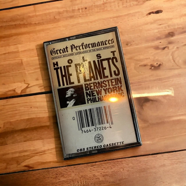 HOLST THE Bernstein New York Philharmonic Cassette Great