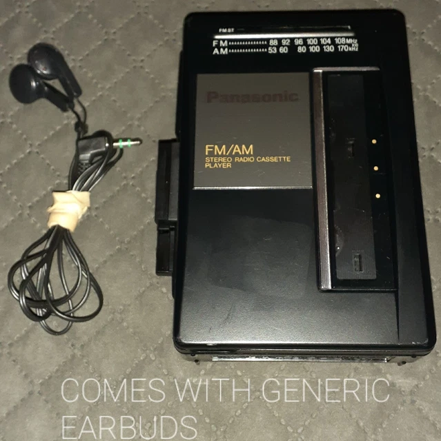 PANASONIC PORTABLE CASSETTE Player with AM/FM Stereo Radio RQ V51 49.