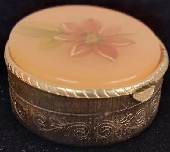 VTG Estate Per Alimenti Pill Trinket Snuff Box