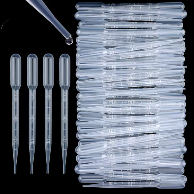 Disposable Plastic Transfer Pipettes Essential Oil Aromatherapy Eye Dropper BULK