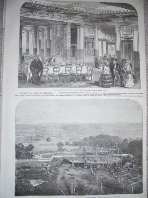 The Crystal Palace at Sydenham London 1853 prints ref AC