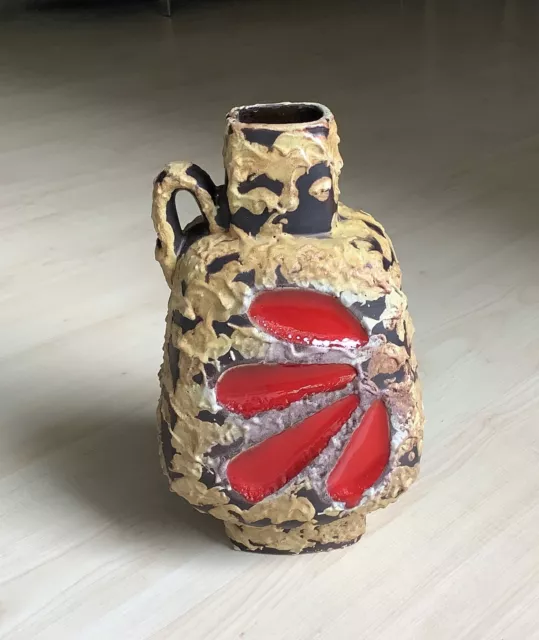Vase ES Keramik Emons & Söhne Modell 875-29 Fat Lava Mid Century 60/70er rar alt