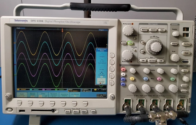 Tektronix DPO4104 Oscilloscope 1GHz PERFECT 8 options + bonus 2xTPP1000
