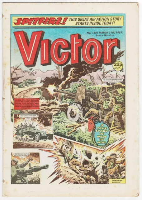 Victor comic #1361 21st March 1987 - Combined P&P