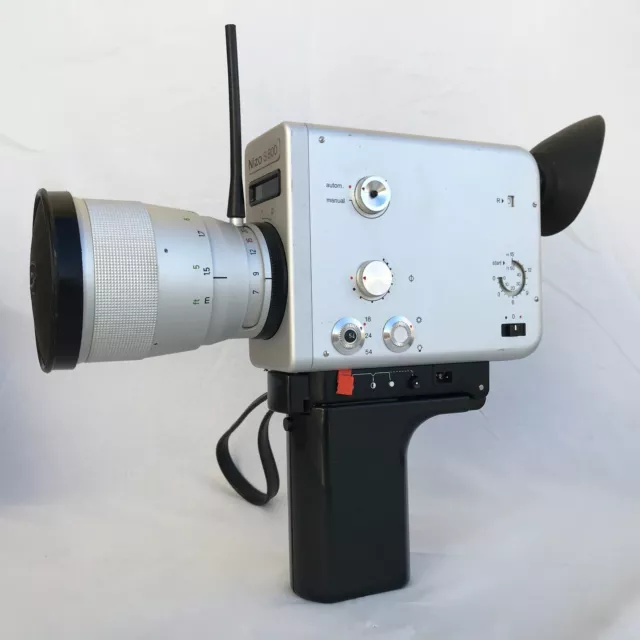 Braun Nizo S800 Super 8 Movie Camera 7-80mm F/1.8 Working, Need Repair, With Bag