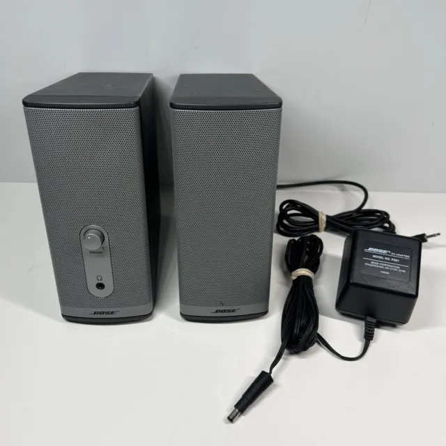 Bose Companion 2 Series II Multimedia Speaker System with Power Cord **TESTED**