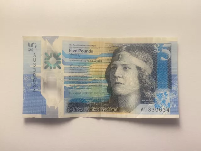 Royal Bank of Scotland £5 Note.