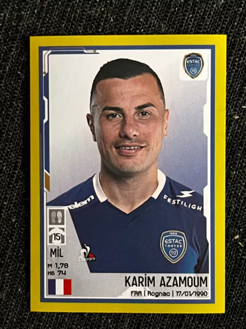 Sticker Panini Championnat Foot 2022 Karim Azamoum Strasbourg # 468 Mint New