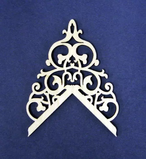 Dollhouse Miniature 1:12 Scale  Roof Finial Trim