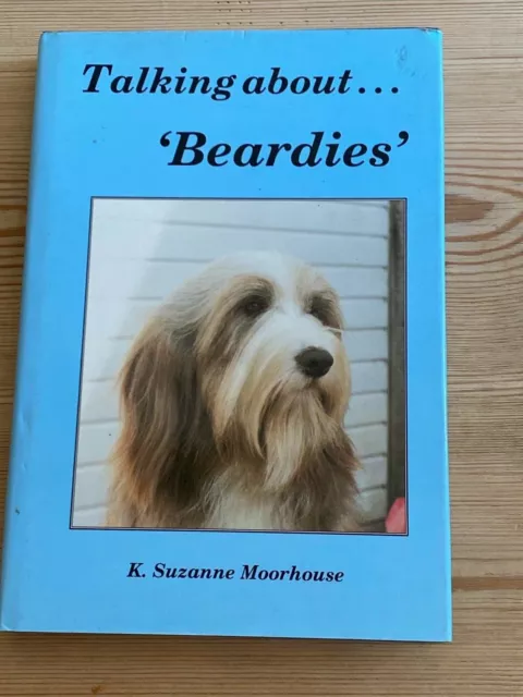Rare "Talking About Beards" Bearded Collie Dog Book 1993 By Moorhouse
